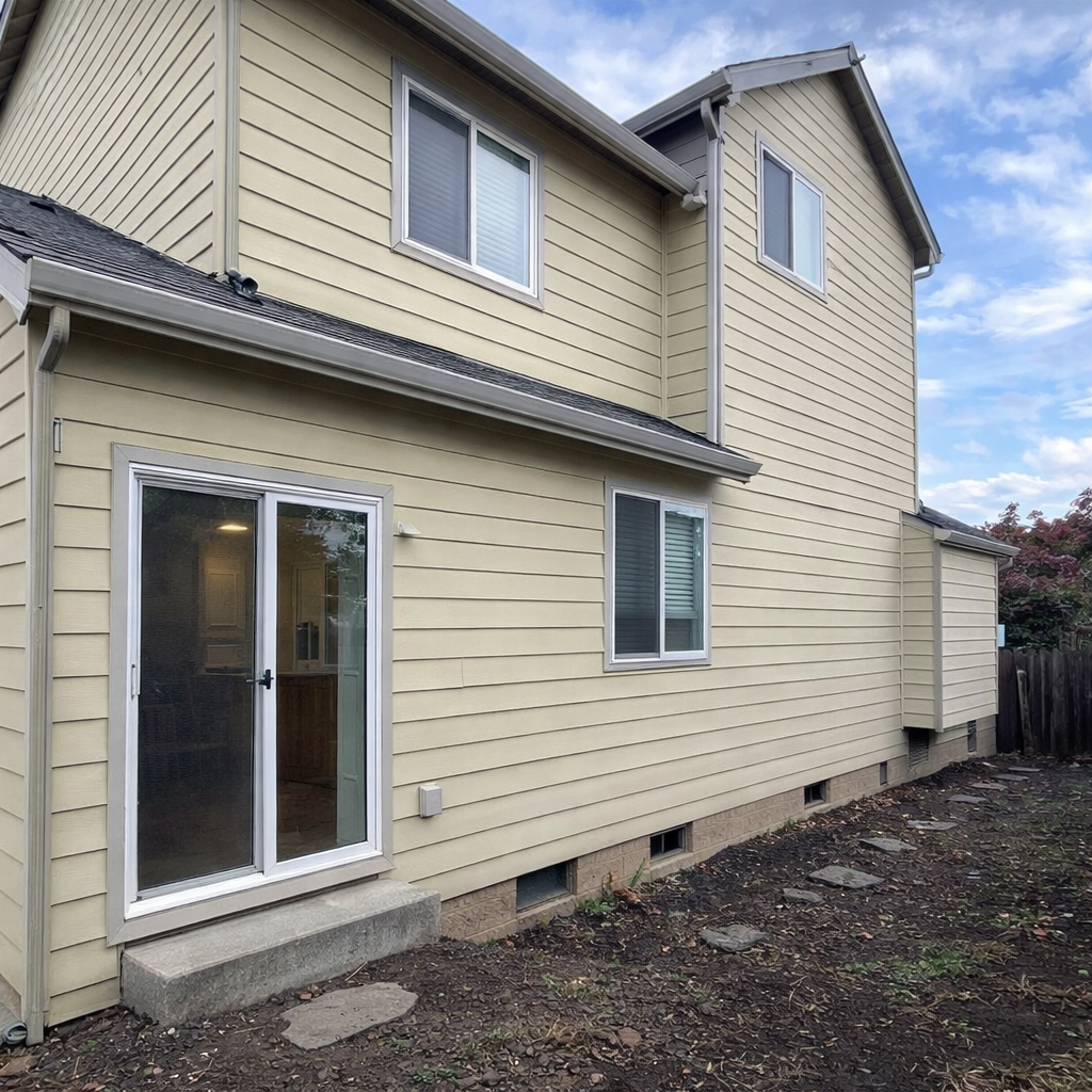 Complete siding project